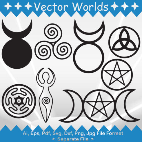 Cernunnos Symbol SVG Vector Design cover image.