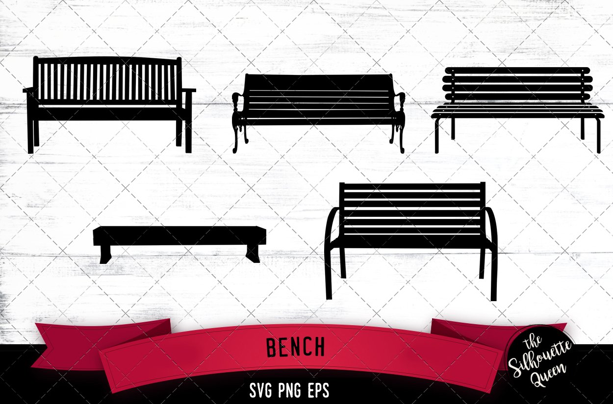 Bench Silhouette Vector cover image.