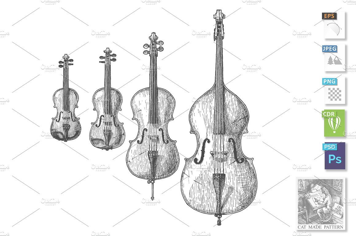 Bowed string instruments preview image.