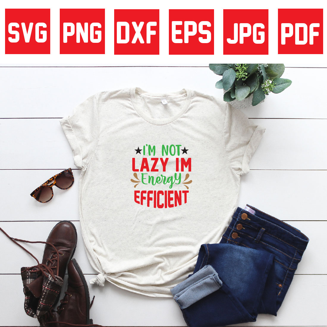 I'm not lazy, I'm energy efficient cover image.