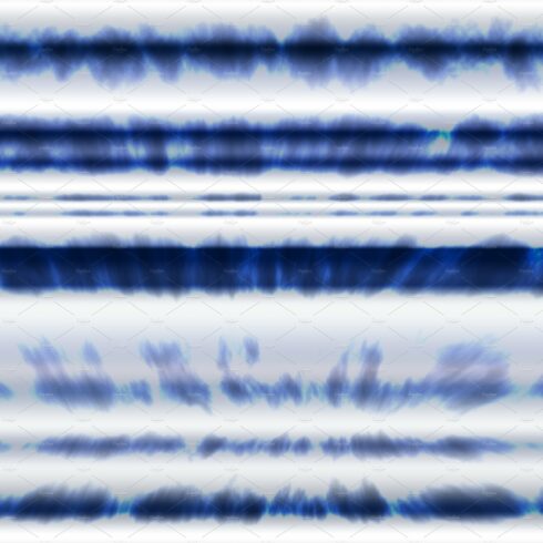 1970 Shibori Tie Dye Abstract Blue cover image.