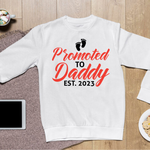 Father's day typography T-Shirt design cover image.