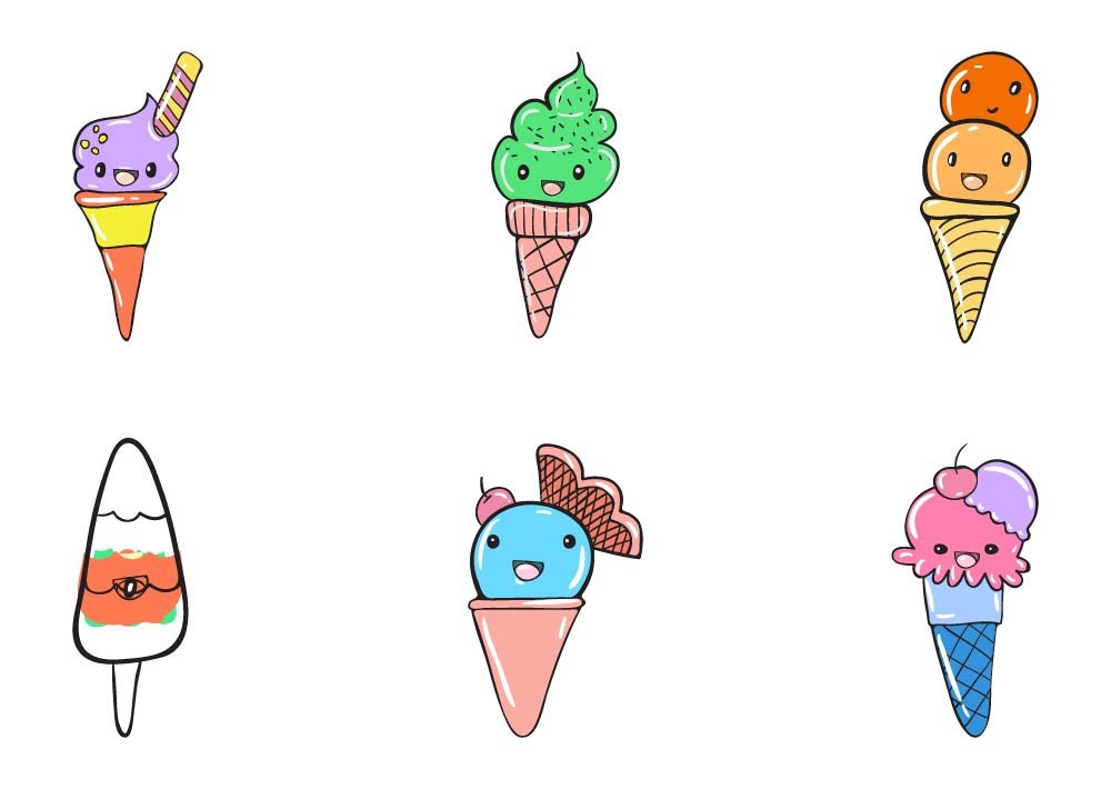 How to Draw Cup Ice Cream | Cute doodles drawings, Drawings, Cute doodles