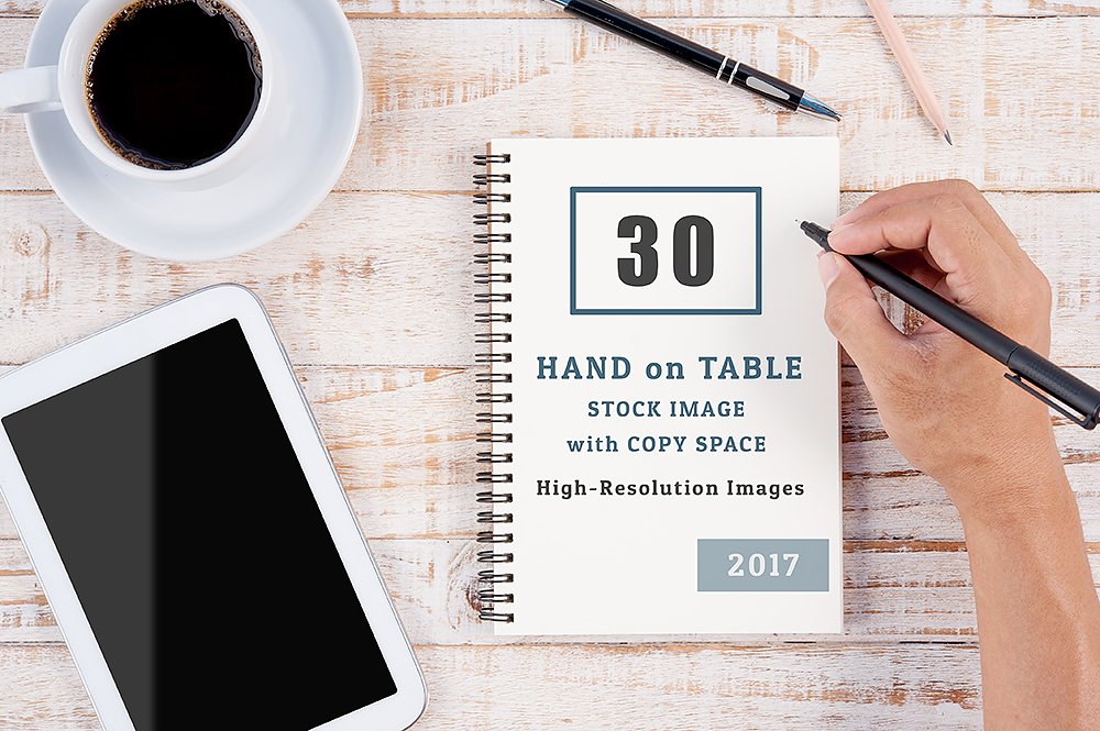 30 hand on table stock images 5