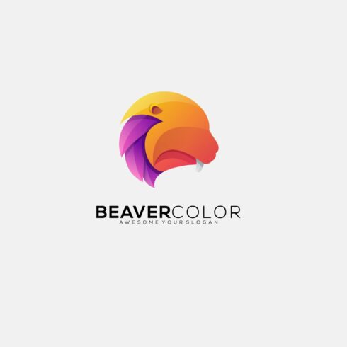 beaver logo illustration design cover image.