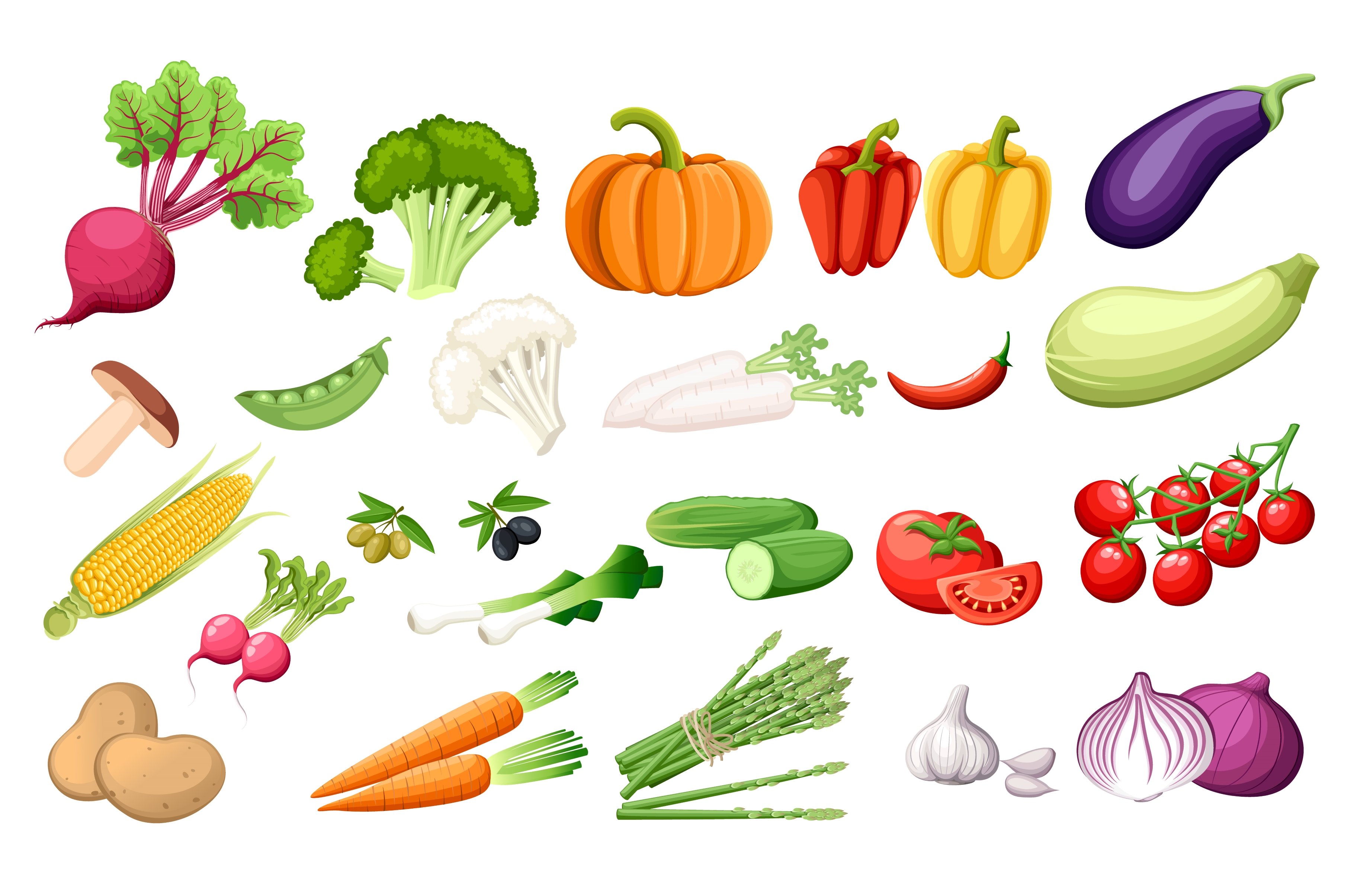 Big set vegetables fresh agriculture cover image.