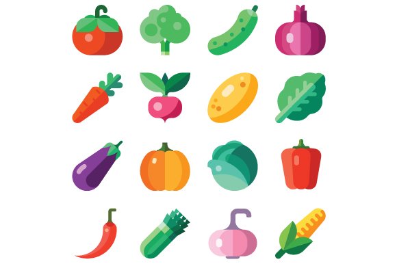 Isolated Vegetables Set cover image.
