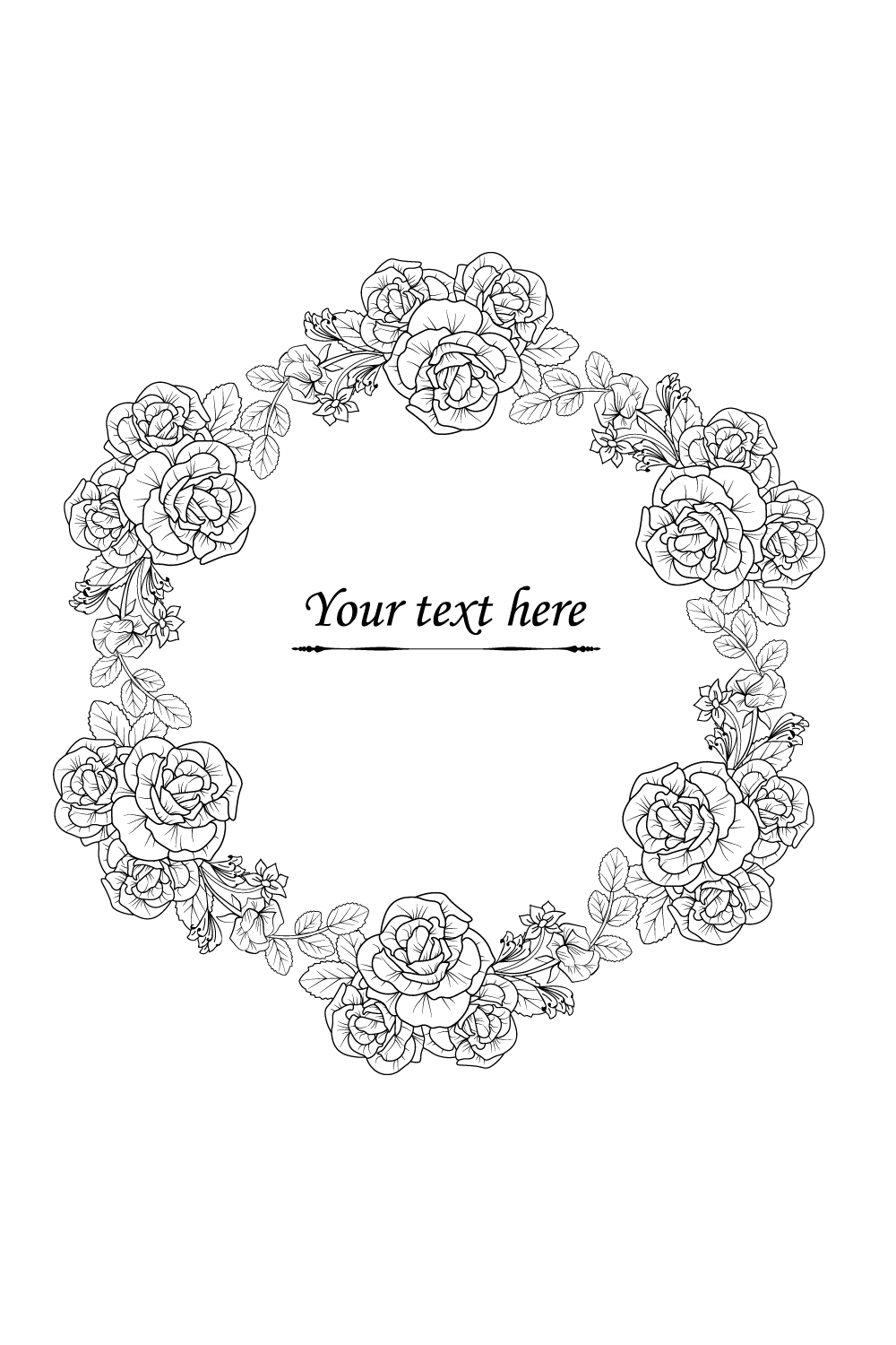 Rose flower border design rose border and frame design, rose border sve paper cut for weddings, pinterest preview image.