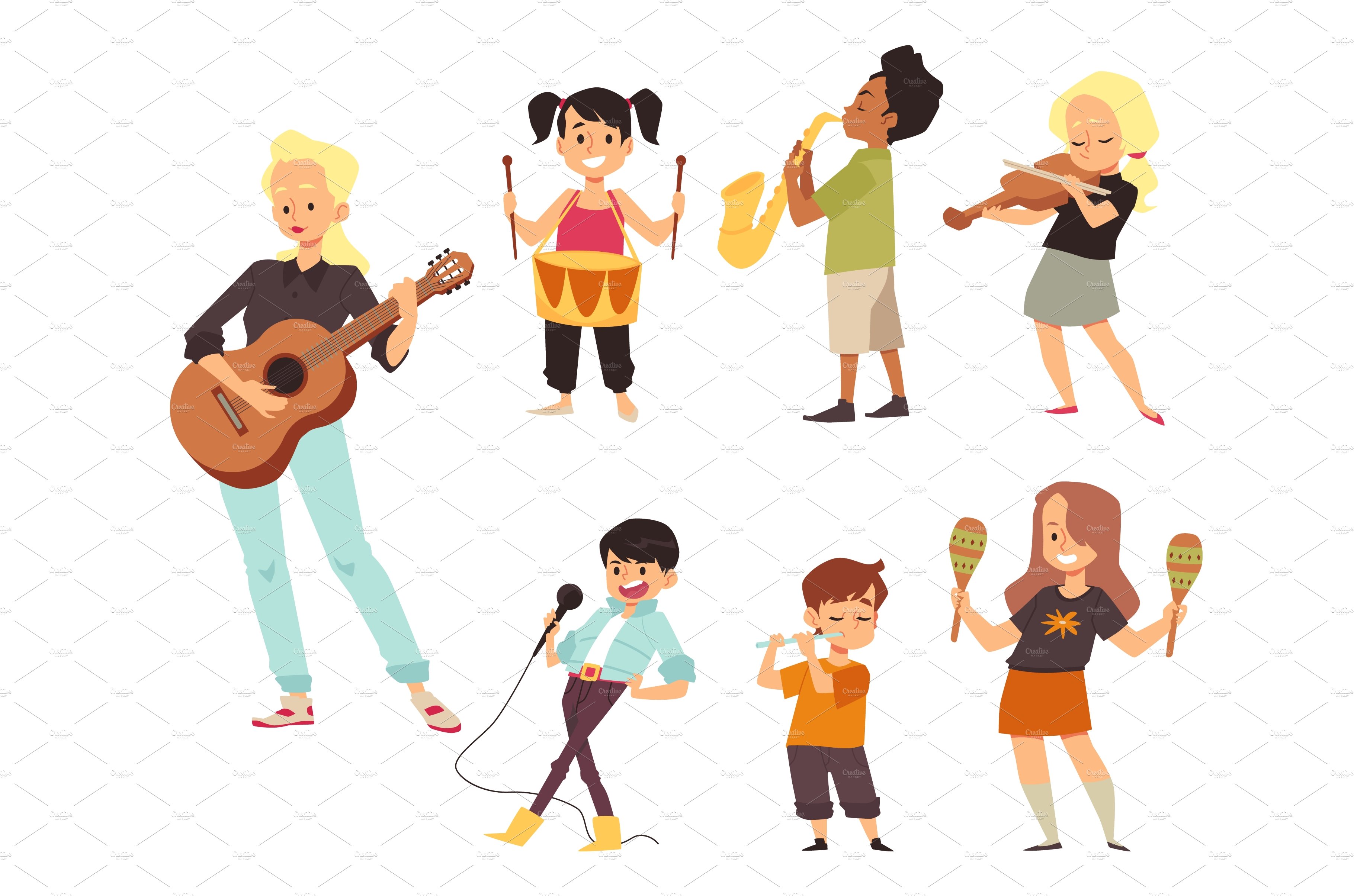 Music class or lesson with children cover image.