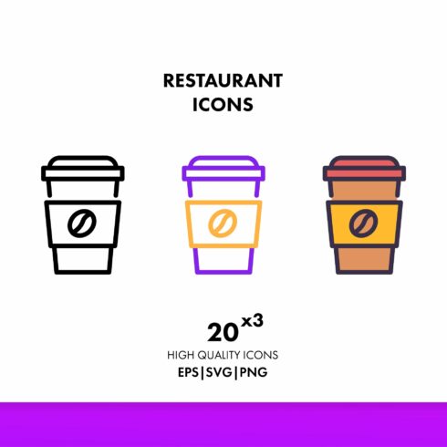 Restaurant Icons cover image.