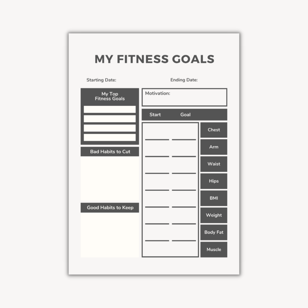 Diet Journey Planner Template - MasterBundles