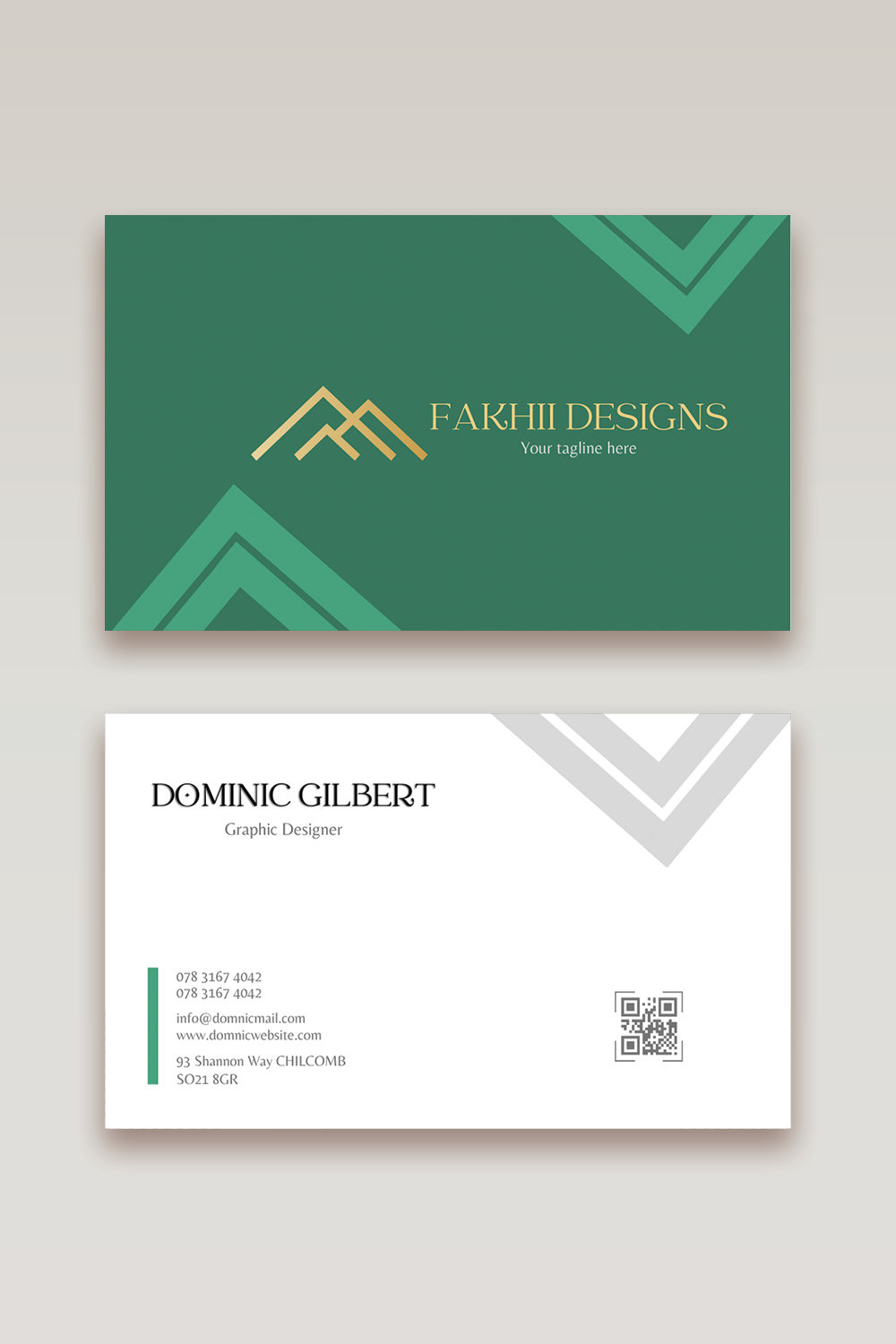 Elegant Business Card Design | Aesthetic Editable Business Card | DIY Business Card | Canva Templates | Canva Business Cards Template | Business Card Template pinterest preview image.
