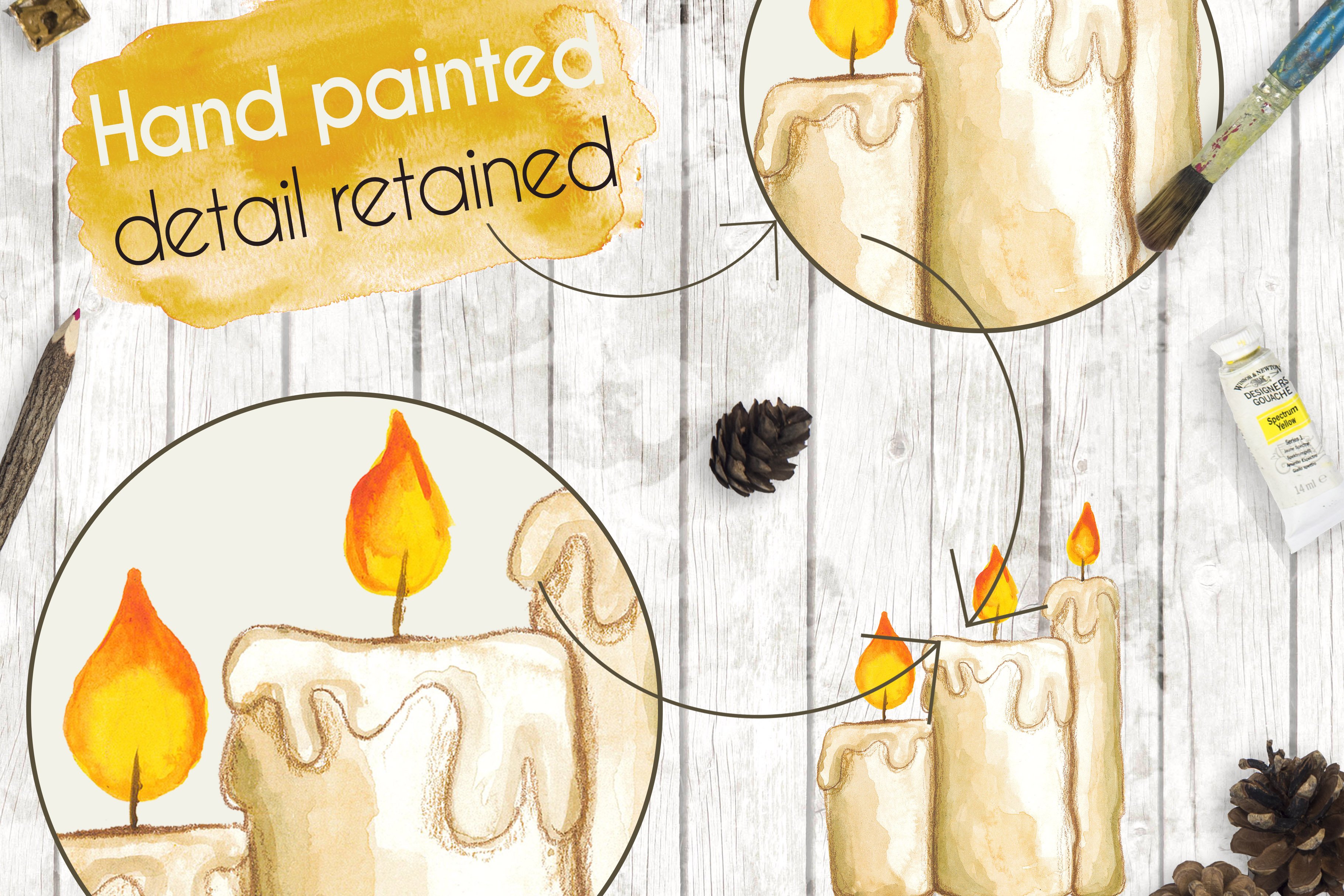4 candles clipart 625