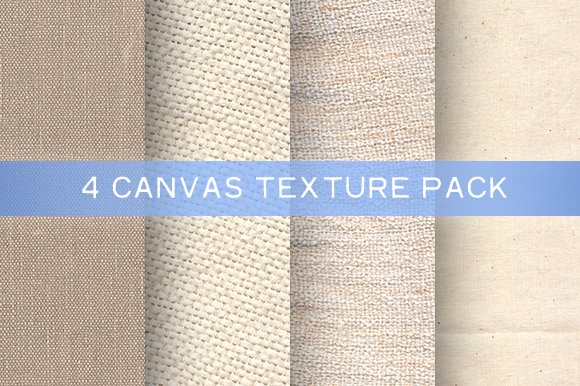 4 Canvas Texture Pack cover image.