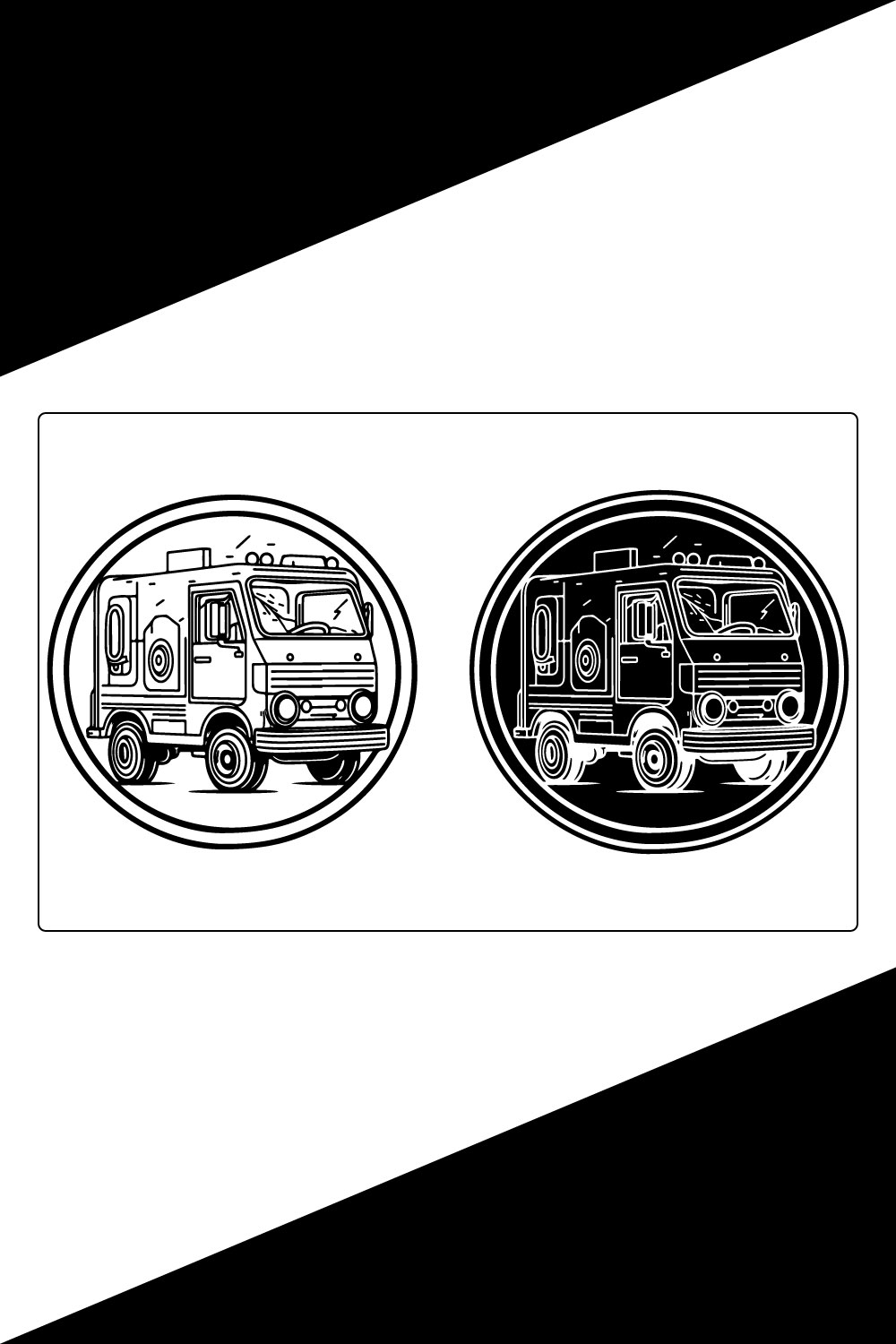 Fast shipping delivery truck flat vector icon,Fast delivery truck icon pinterest preview image.