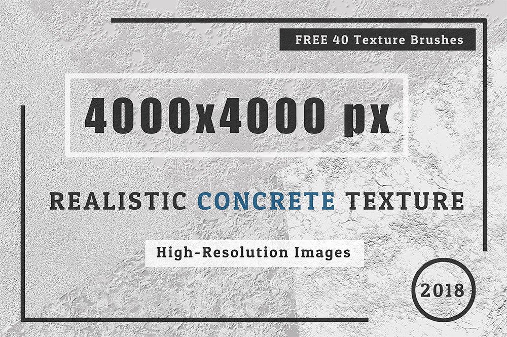 4000px of 50 realistic concrete texture 989