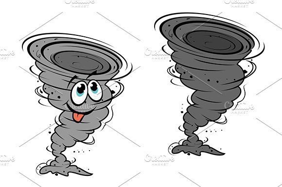 Cartoon hurricane cover image.