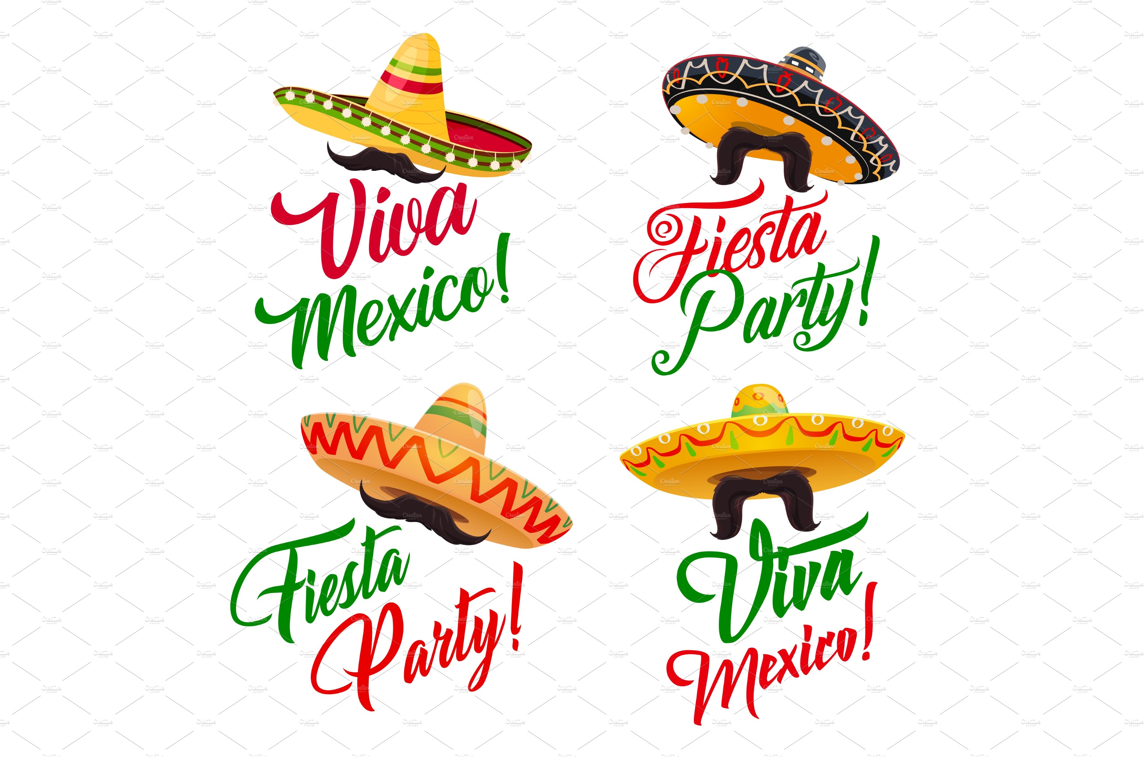 Viva Mexico and Mexican fiesta party cover image.