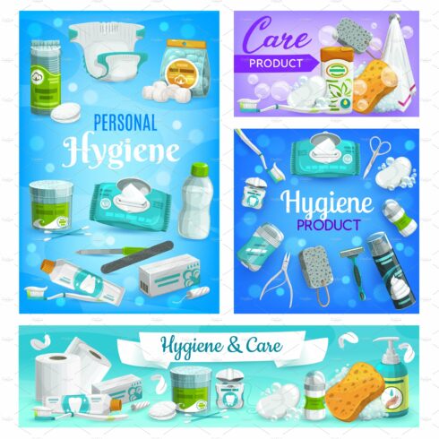 Personal care hygiene, body health cover image.