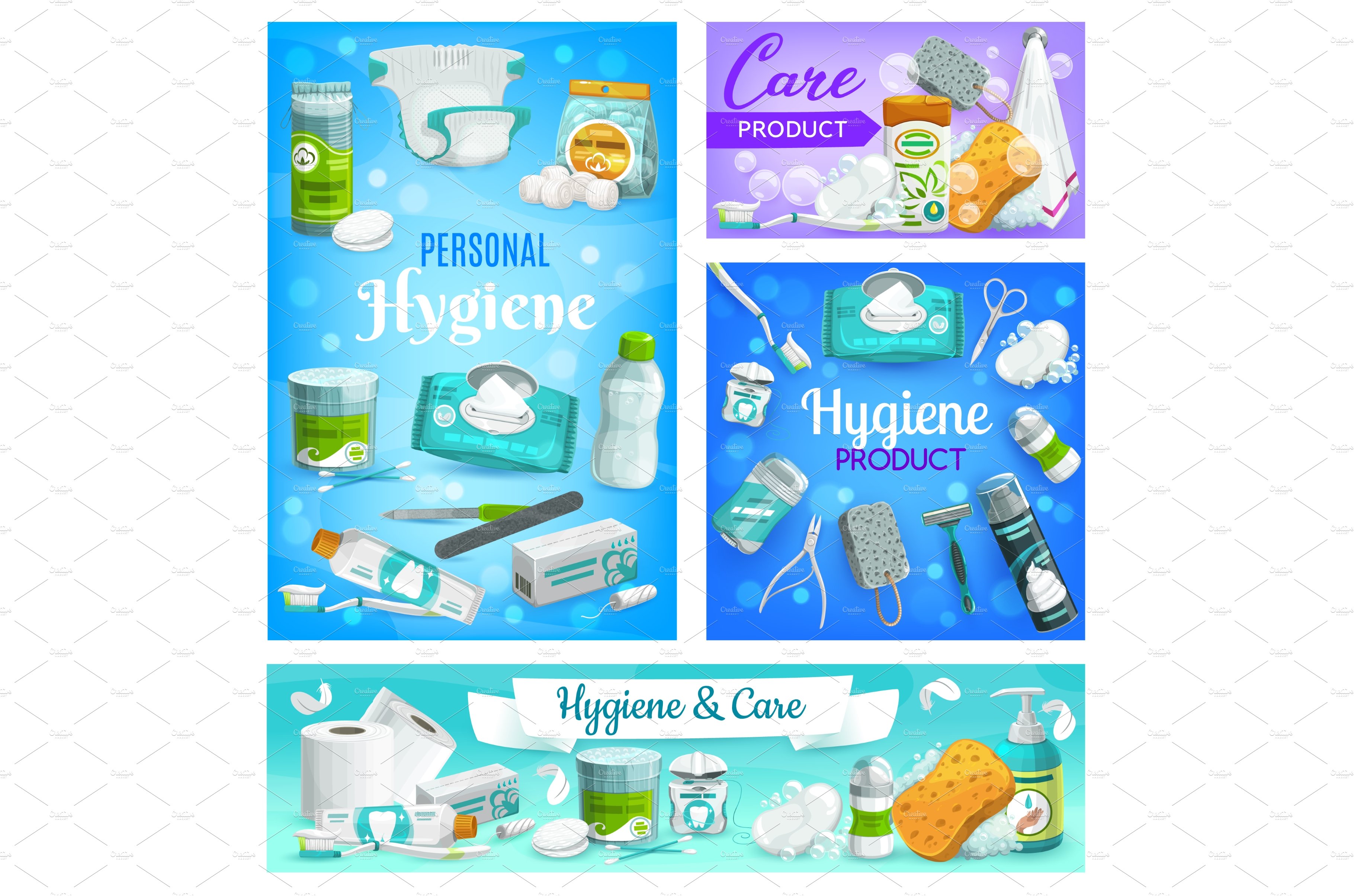 Personal care hygiene, body health cover image.