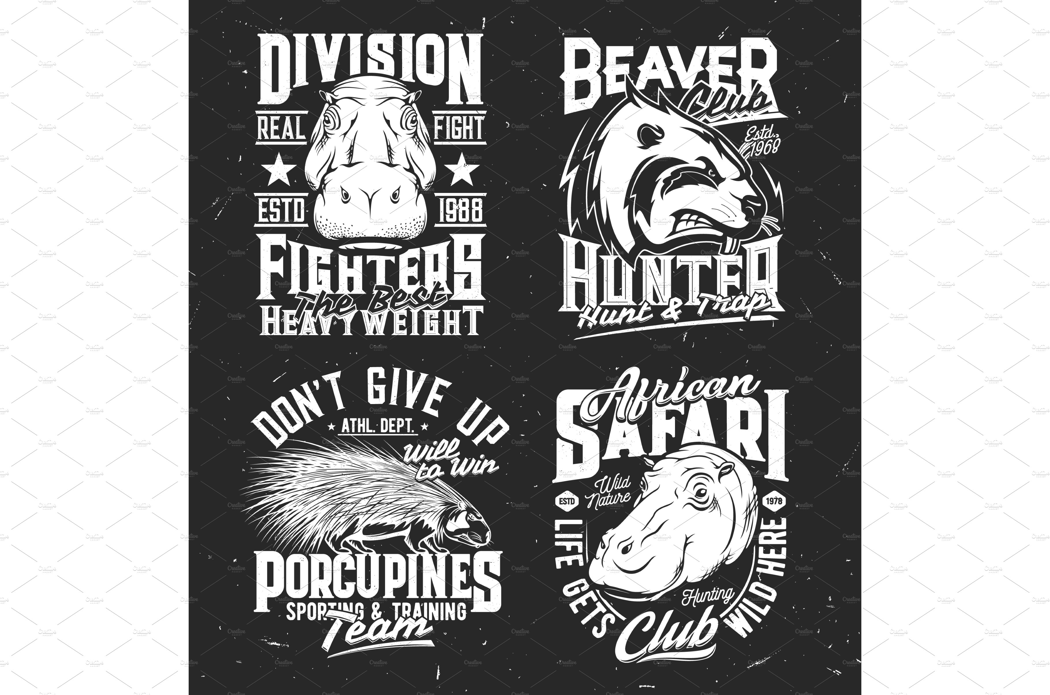 Sport and hunting t-shirt print cover image.