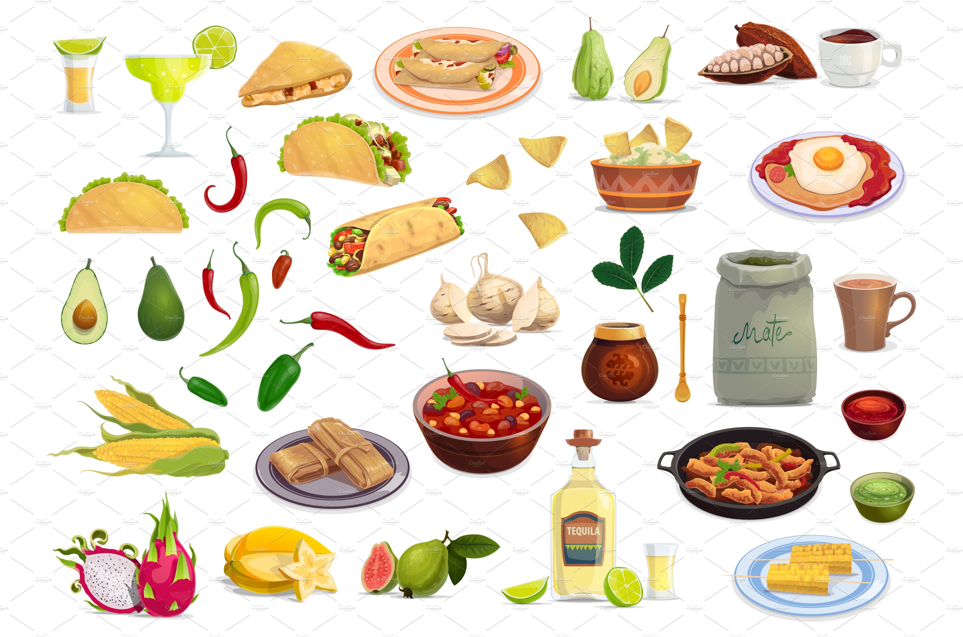 Mexican cuisine food and drinks cover image.