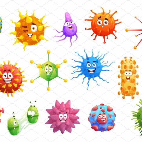 Viruses, microbes and bacteria cover image.