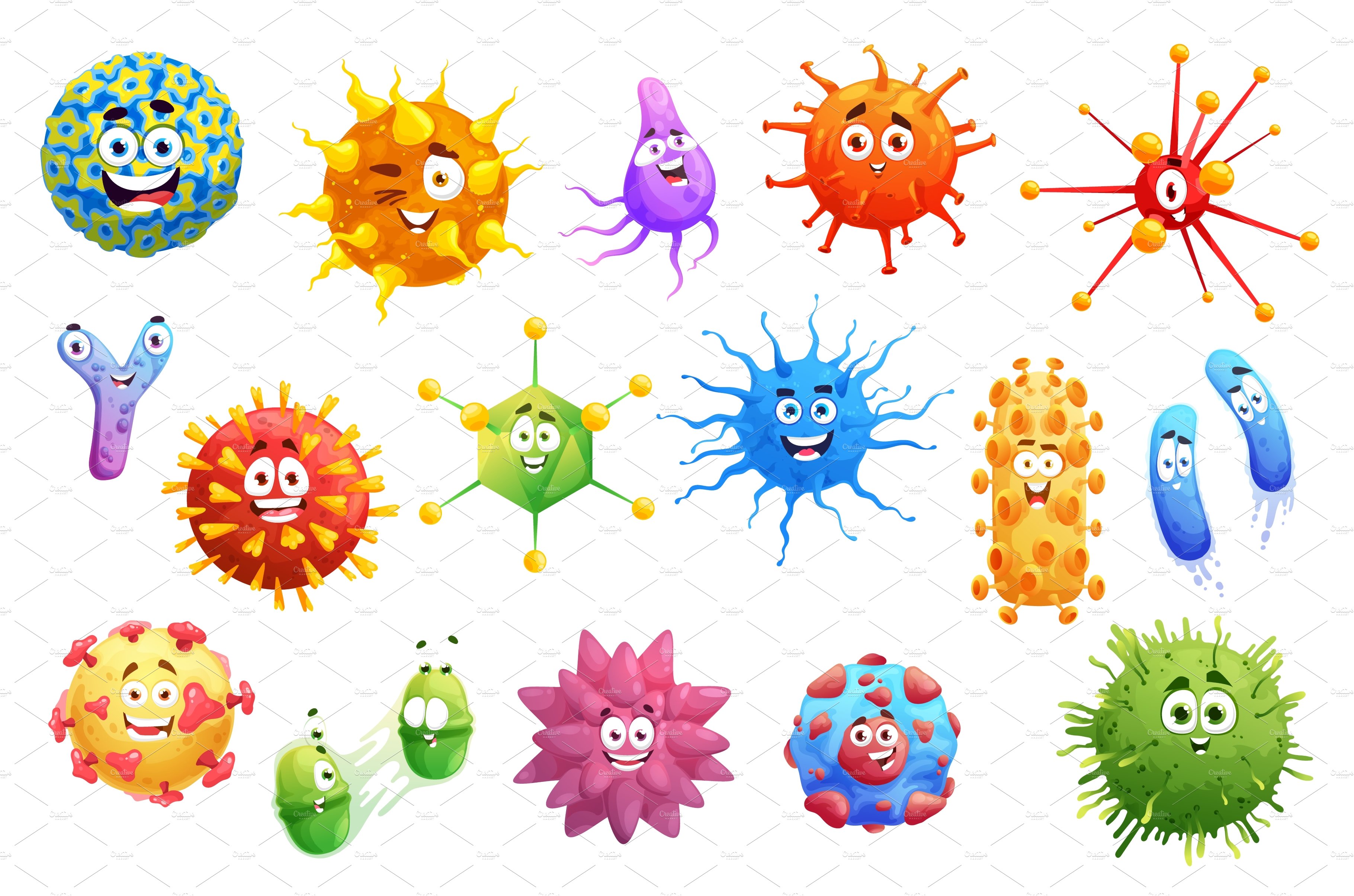 Viruses, microbes and bacteria cover image.