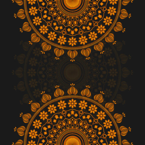 Royal Mandala Design Template cover image.