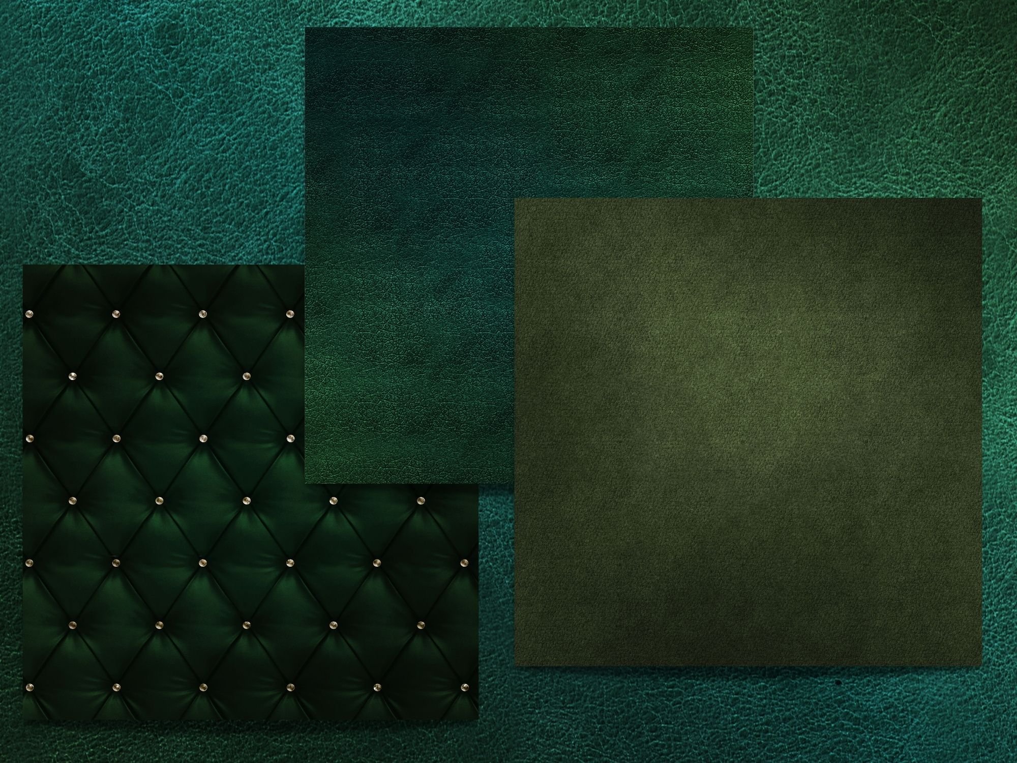 Green Leather Textures preview image.