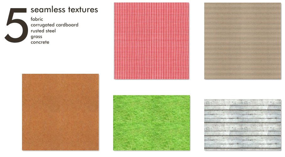 Seamless tileable textures cover image.