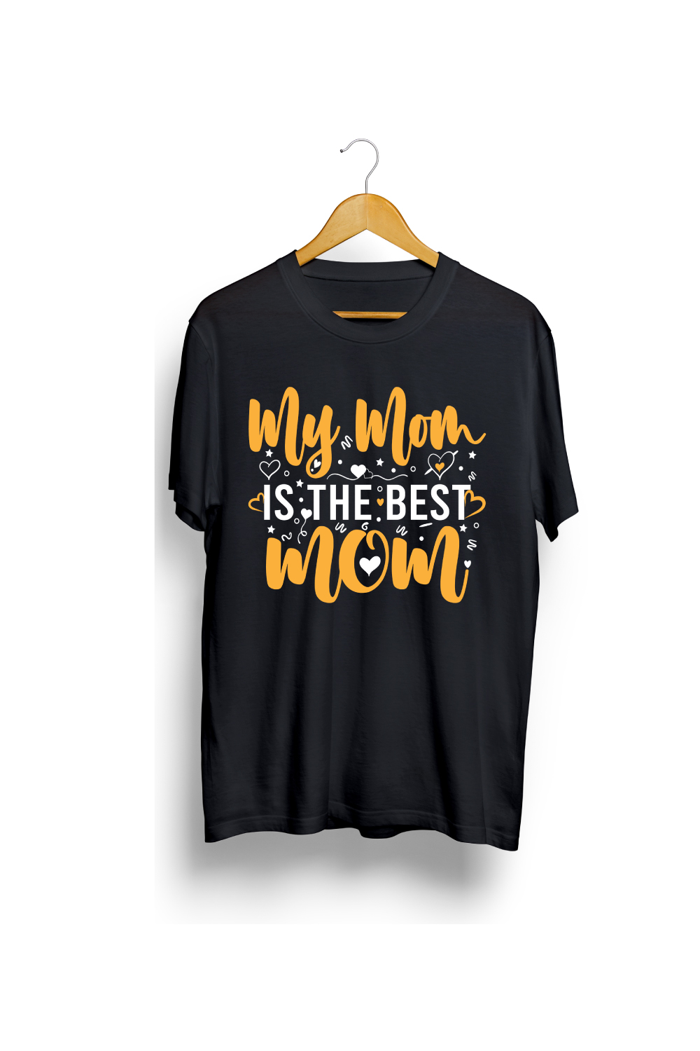 Mother's day t-shirt pinterest preview image.