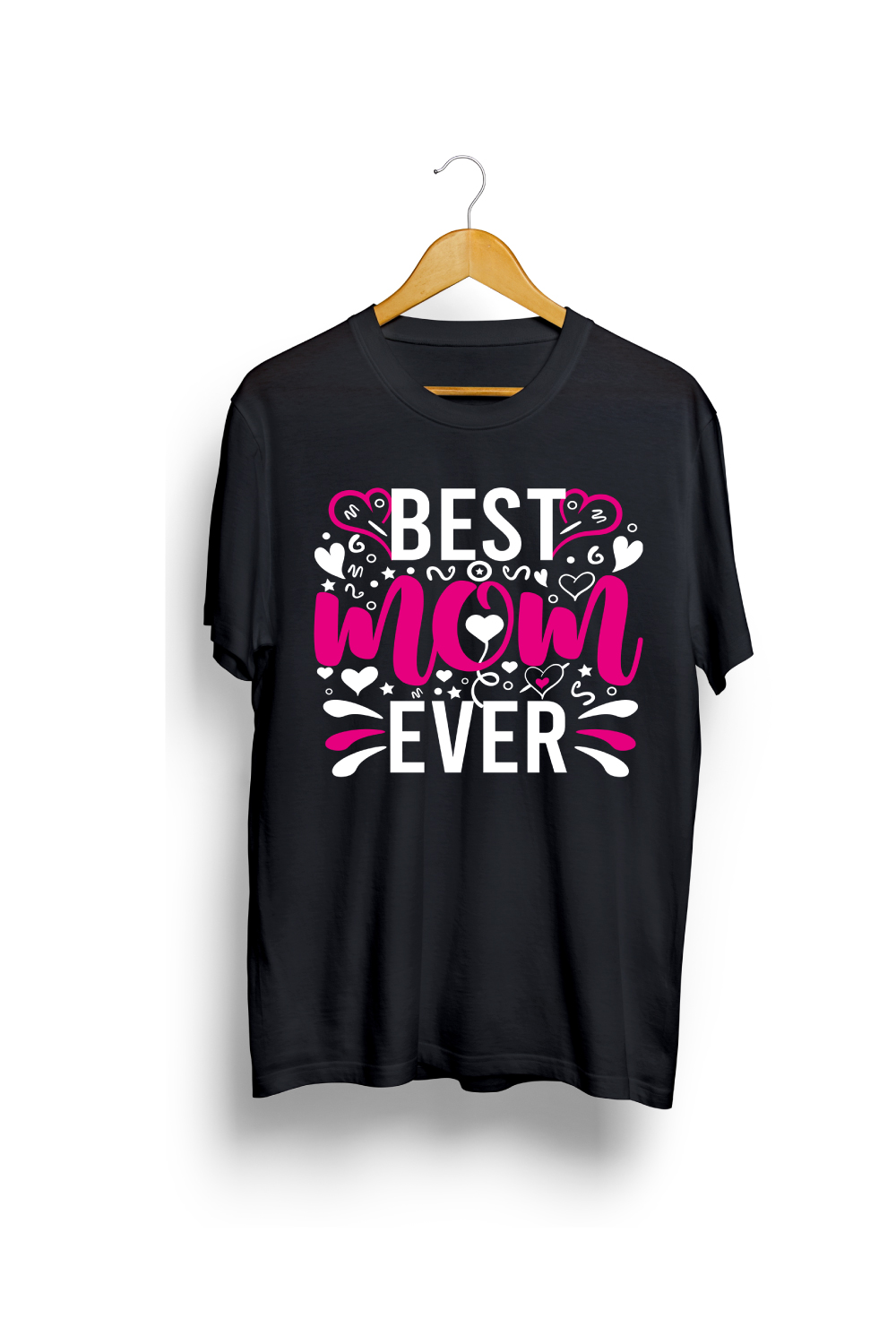 Best mom ever- Mother's Day t-shirt Mom T-Shirt Design pinterest preview image.