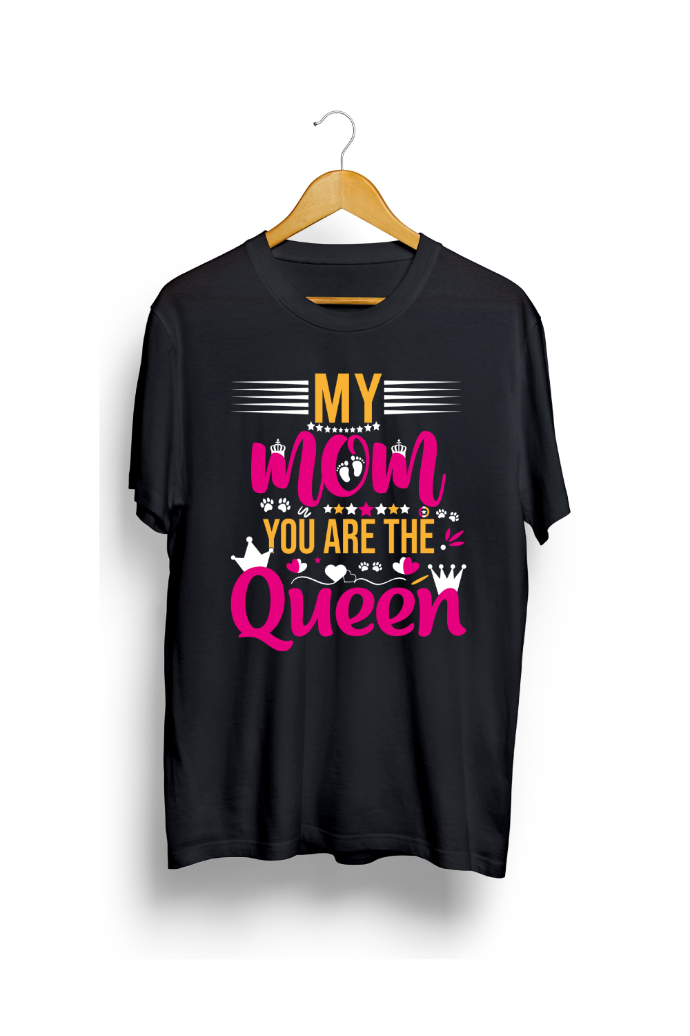 My mom you are the Queen Mother's Day t-shirt Mom t-shirt pinterest preview image.