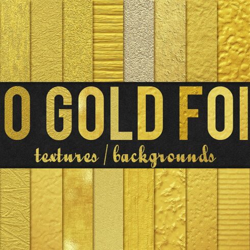 50% OFF 50 Gold Foil Textures cover image.