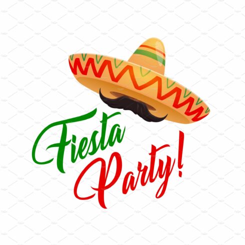 Fiesta party, Mexican sombrero cover image.