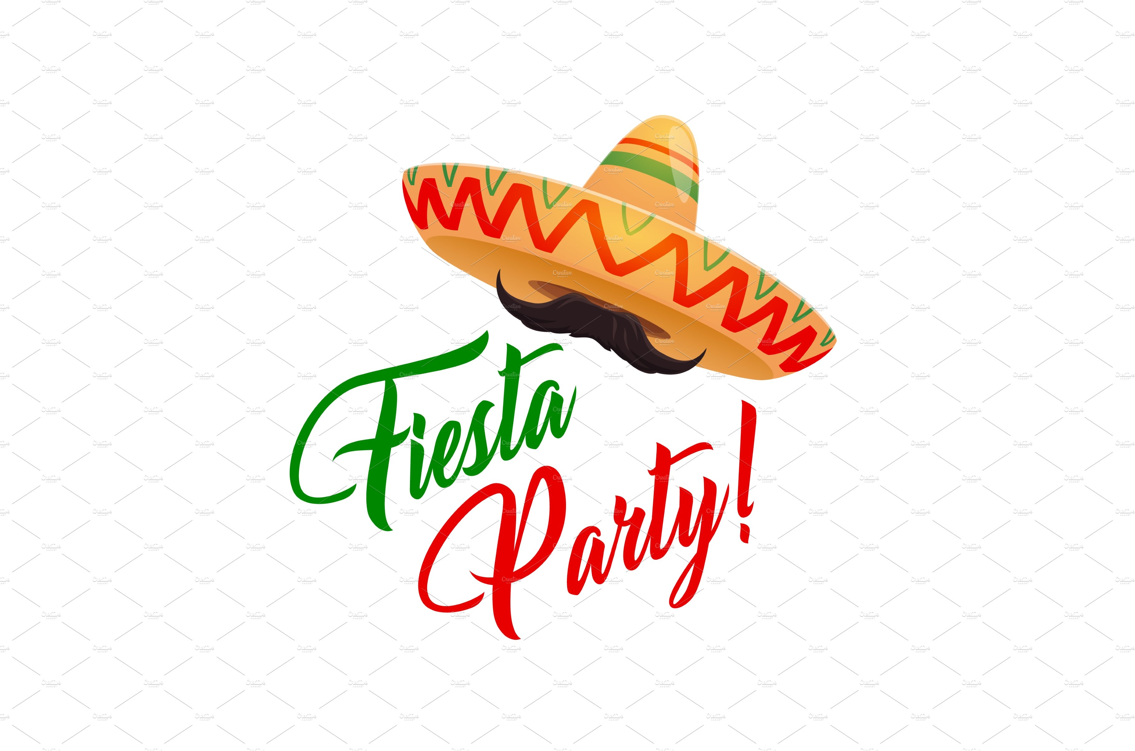 Fiesta party, Mexican sombrero cover image.