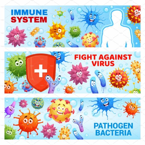 Virus protection, immune system cover image.