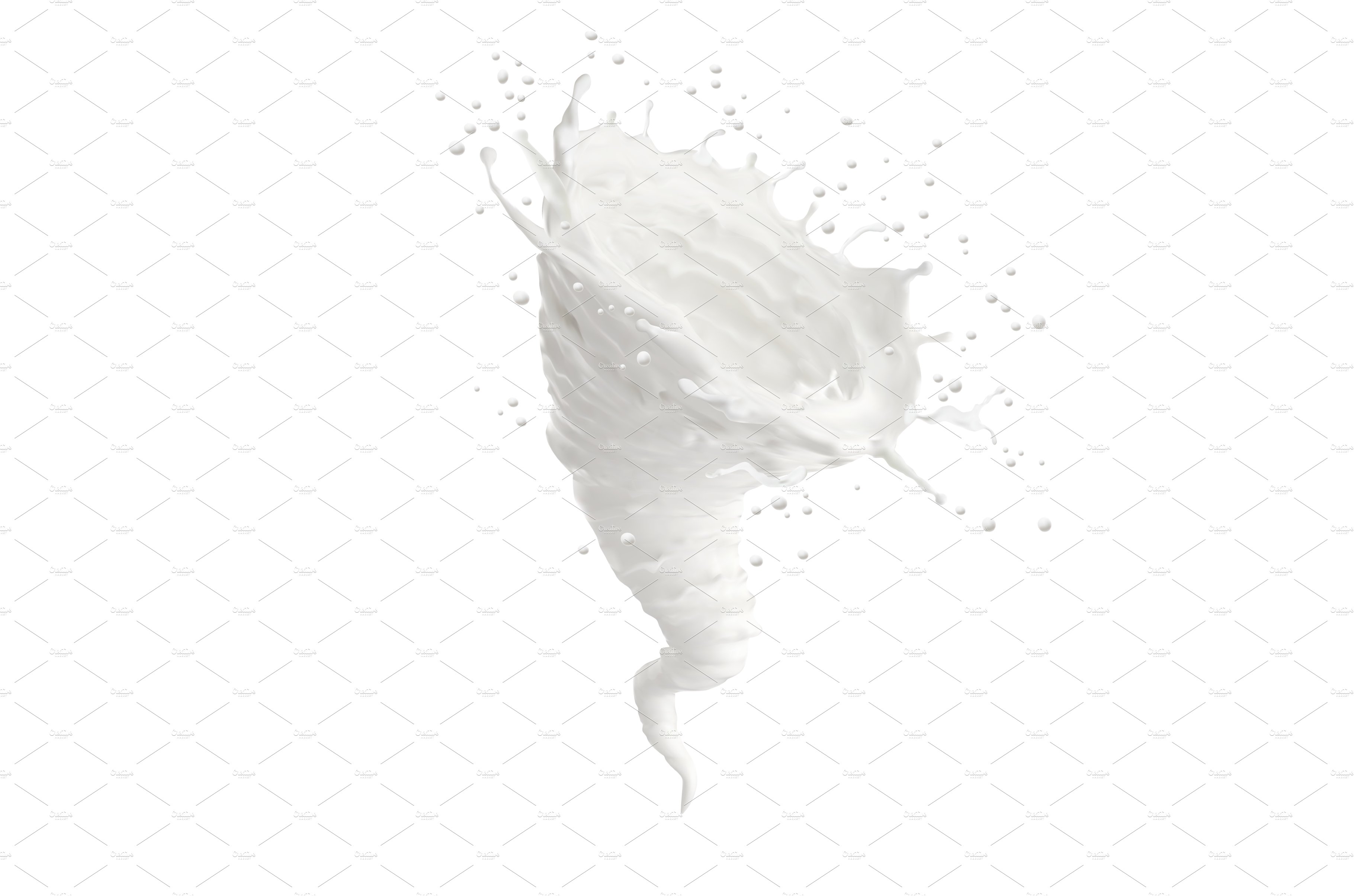 Tornado, twister milk splash cover image.