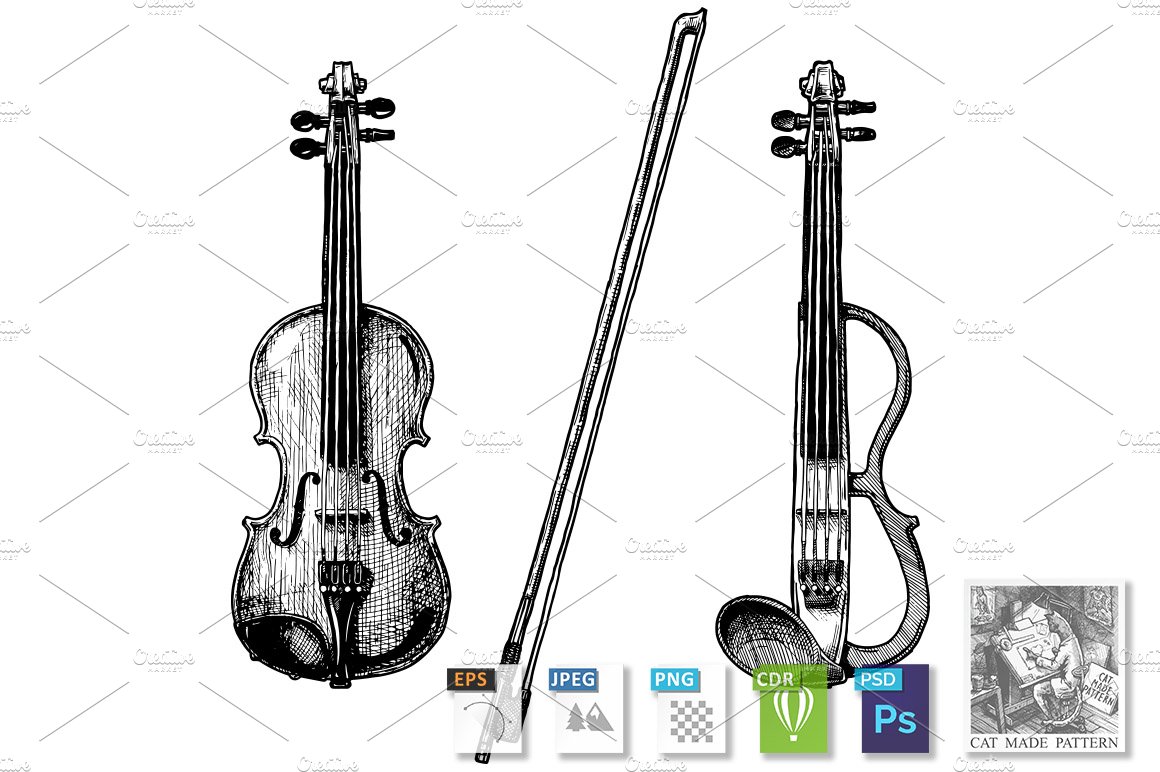 classical and electric violins cover image.