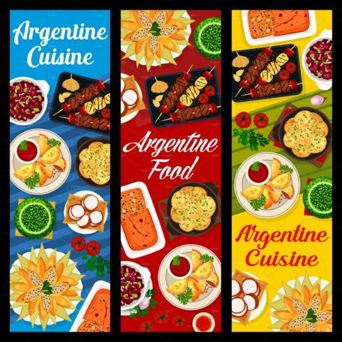 Argentinian cuisine banners cover image.
