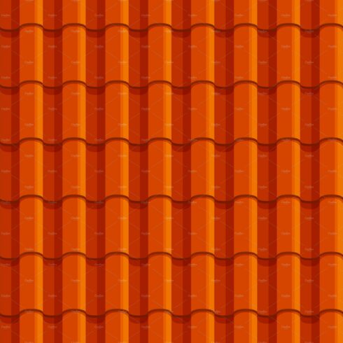 Orange chinese roof tile, background cover image.