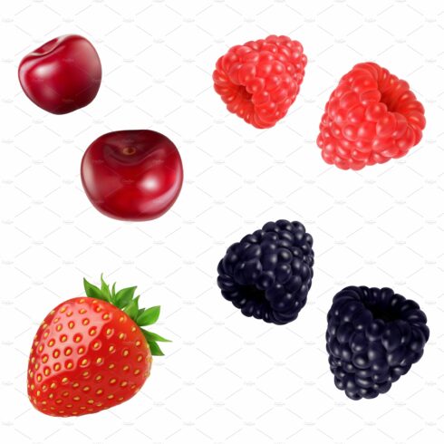 Strawberry, raspberry, cherry cover image.