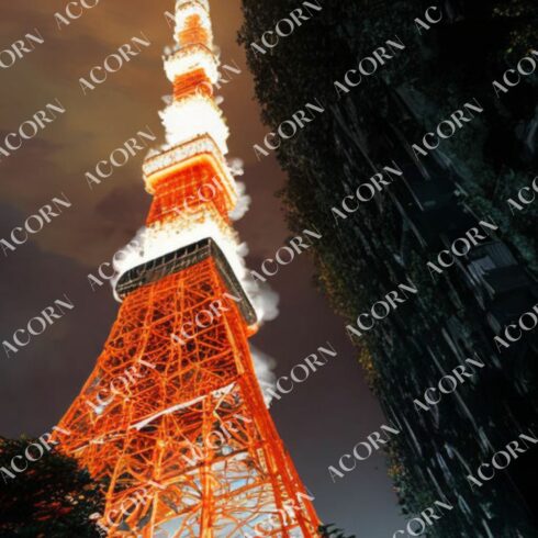 AI GENERATED TOKYO TOWER cover image.