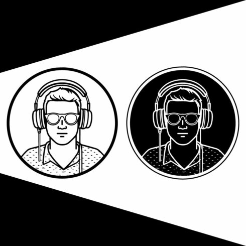 Podcast and Audio line icon set vector,Microphone vector icon, Web design icon cover image.