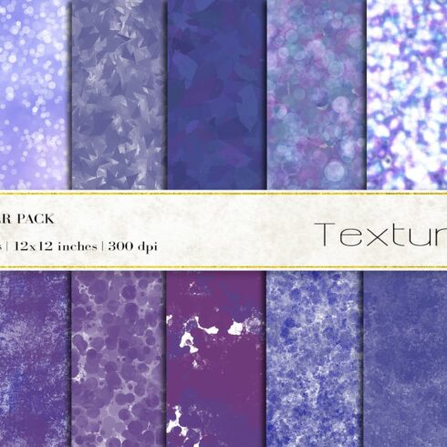 Textures Digital Papers cover image.