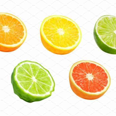 Lemon, orange, grapefruit cover image.