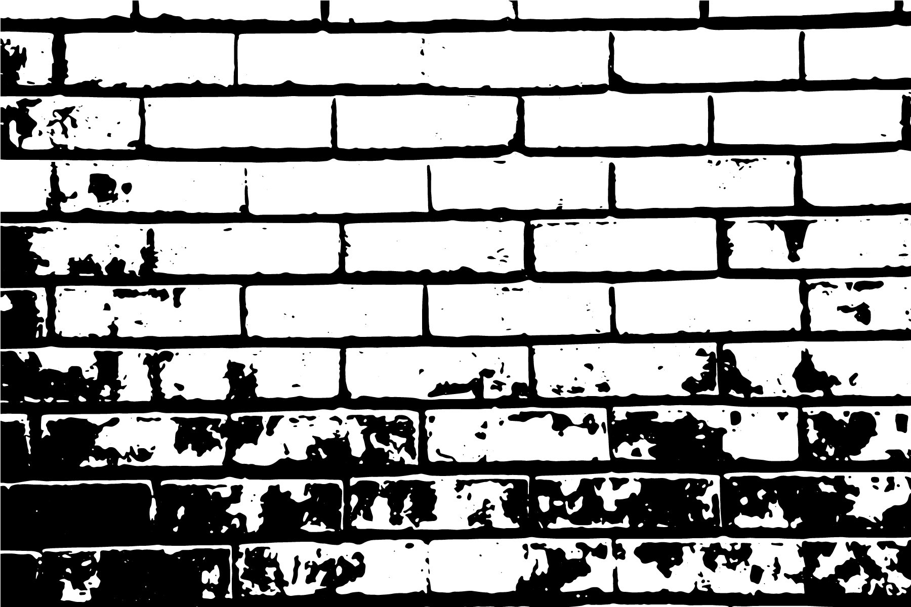 Brick wall grunge distressed texture preview image.