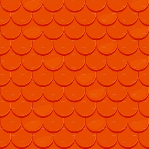 Roof tile seamless pattern cover image.