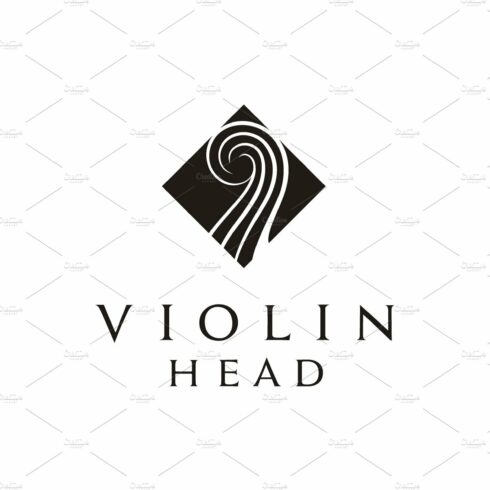 Violin or Cello Head Music logo cover image.